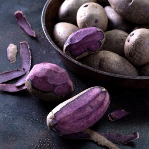 سیب زمینی بنفش مزرعه ارگانیک